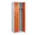 locker voor scheiding van kleding,HxBxD 1850x600x500mm,2vak
