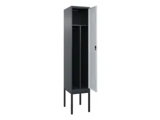 locker voor scheiding van kleding,HxBxD 2120x400x500mm,1vak - 1