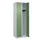 locker,HxBxD 1850x600x500mm,2vak,vak B 300mm,cil.-slot,staand op vloer