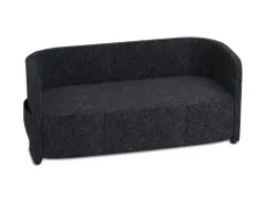 sofa,2-zits,stof donkergrijs,HxBxD 760x1570x760mm,2zijvakken