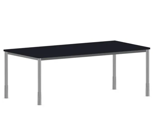 In hoogte verstelbaar bureau,HxBxD 720-840x2000x1000mm,CC-zwart