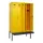 locker met bank,voor scheiding van kleding,HxBxD 2120x1200x815mm,4vak