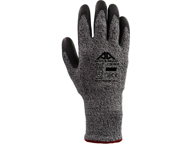 Handschoen ActiveGear snijbestendig grijs HPPE maat 10 / maat XL