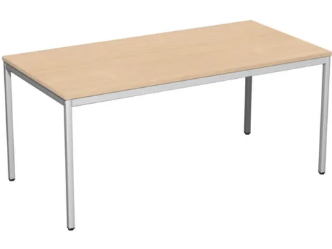 Bureau Hxbxd 720x1600x800mm Bladdecor Beuken Frame Ral7035