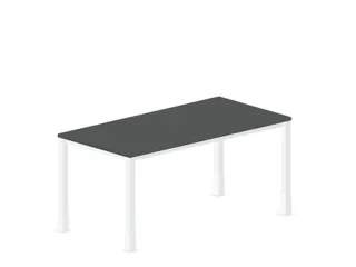 In hoogte verstelbaar bureau,HxBxD 720-840x1600x800mm,MS-donkergrijs - 2