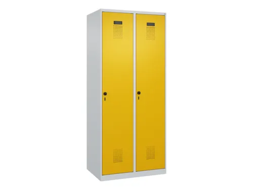 locker,HxBxD 1850x800x500mm,2vak,vak B 400mm,draaigrendel