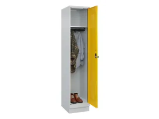 locker,HxBxD 1950x400x500mm,1vak,vak B 400mm,draaigrendel,sokkel - 1