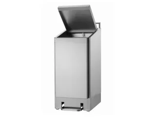 Rvs Afvalbak met Voetbediening 120 Liter - 3