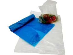 Afvalzak LDPE 50x80cm 40mµ Vlak Transparant 500 Stuks