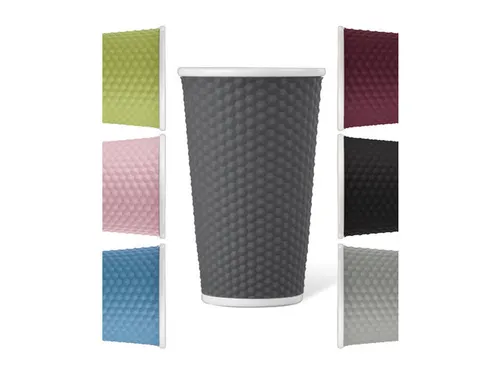 Beker porselein Les Artistes Paris 450ml met siliconen grip Grijs
