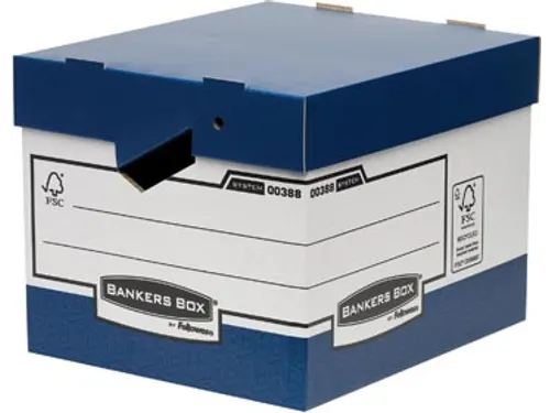 Archiefdoos Formaat 33,3 X 29,2 X 40,4 Cm Blauw