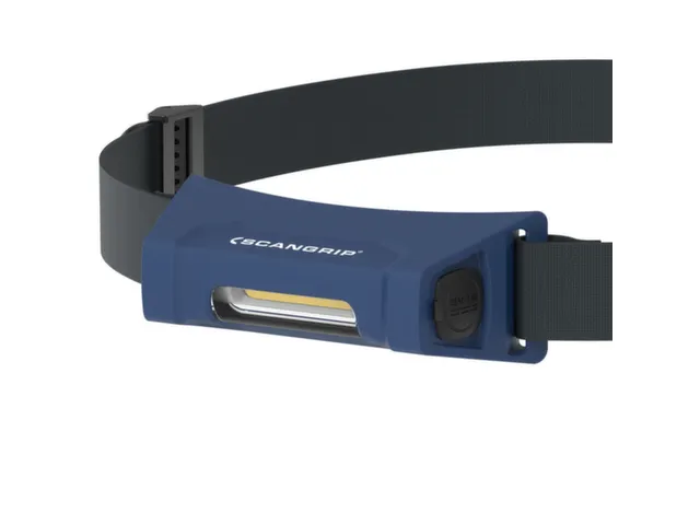 hoofdlamp,COB-led,20-200lumen,hoofdband,straalhoek 120/60 °,accu