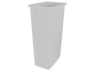 afvalverzamelaar,80l,HxBxD 762x320x460mm,romp PP transparant,gesloten - 2