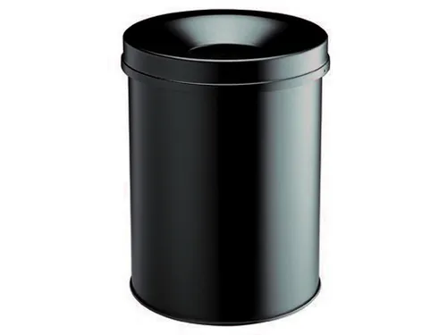 prullenmand zelfblussend 15 liter HxØ 357x260mm kop gitzwart