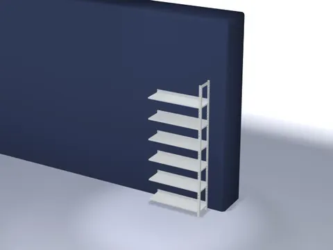 dossierstelling,aanbouwveld,HxBxD 2200x1000x300mm,vaklast 60kg