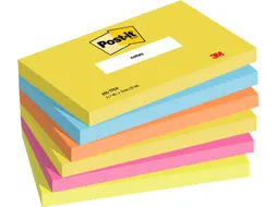Memoblok 3M Post-it 655 76x127mm Energetic Colours