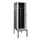 PBM-locker met bank,HxBxD 2120x600x815mm,2vak,vak B 300mm,draaigrendel