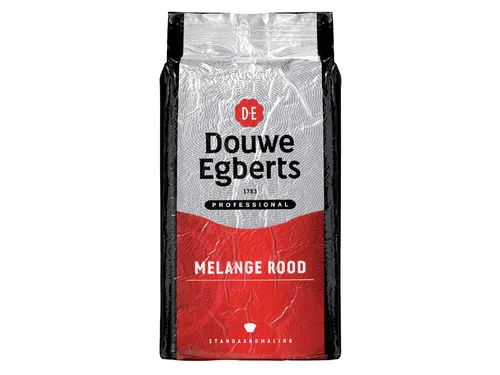 Koffie Douwe Egberts standaardmaling Melange Rood 1kg
