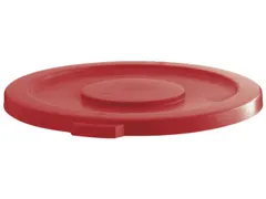 Deksel,v. afvalverzamelaar 121l,rond,Ø 560mm,PE,rood