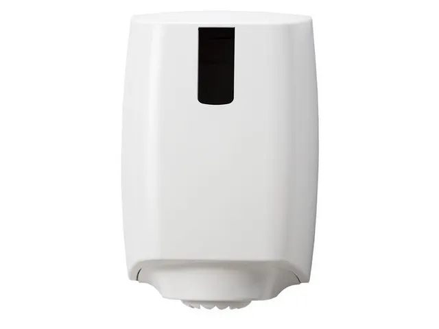 Poetsroldispenser mini kunststof wit