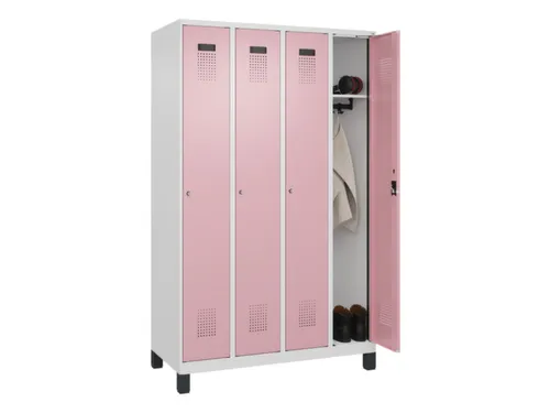 locker,HxBxD 1950x1200x500mm,4vak,vak B 300mm,cil.-slot,voeten