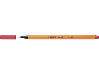 Fineliner STABILO point 88/49 fijn aardbeienrood - 1