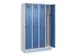 armoire vestiaire noir et blanc,HxlxP 1950x1200x500mm,4compart.