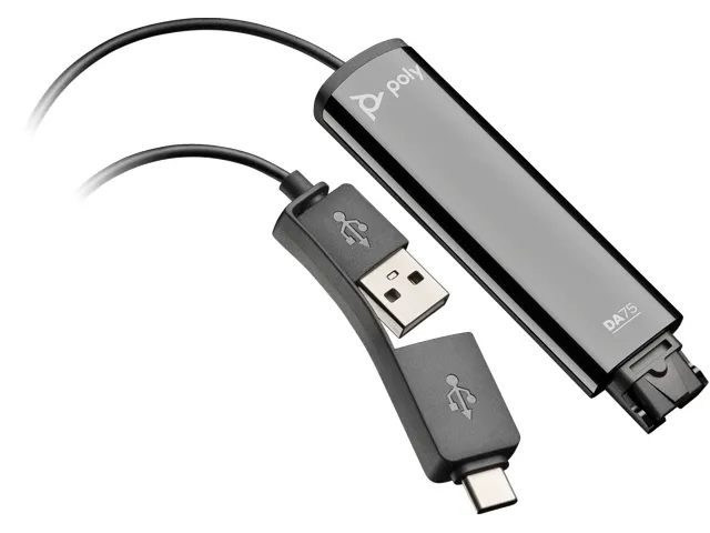 Poly DA75 USB naar QD adapter