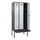 locker met bank,voor scheiding van kleding,HxBxD 2120x900x815mm,3vak