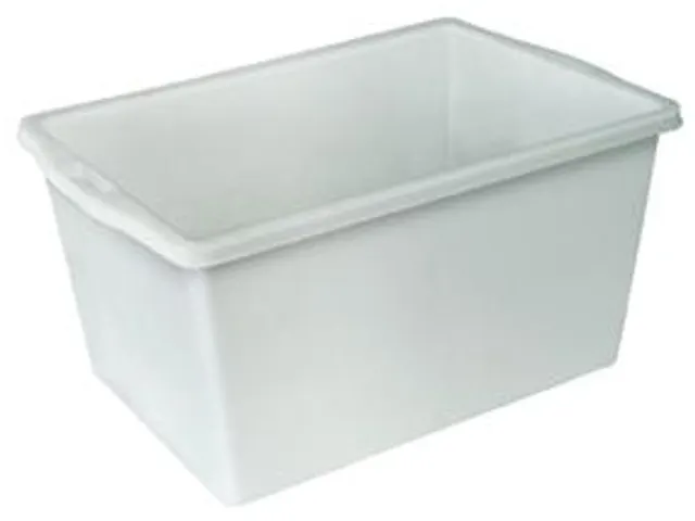 Conische Bak Pe Hxlxb 330X640X430Mm Inhoud 60L Naturel Wit