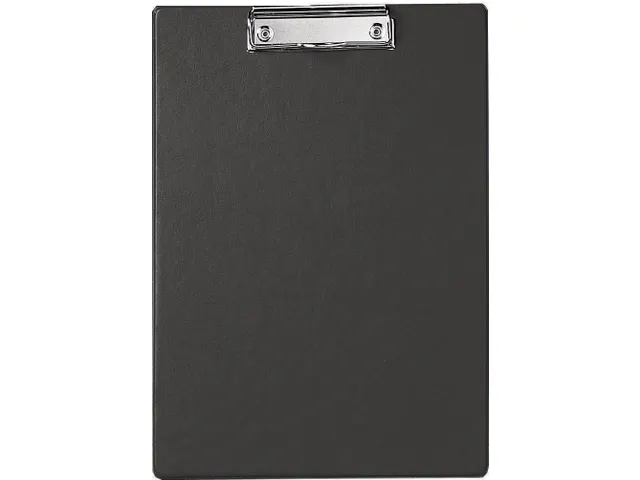 Klemplaat PP A4 Zwart