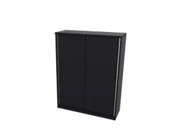 schuifdeurkast,HxBxD 1545x1200x445mm,CC-zwart
