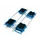 Onderzetrollers 6951 6000kg 250x200mm blauw