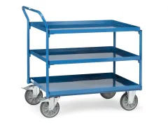 Tafelwagen 4932 Staalplaat En Rand 400kg 1000x700mm 3 Etages