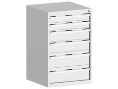 ladekast HxBxD 1000x650x525mm 6laden romp RAL7035 front RAL7035