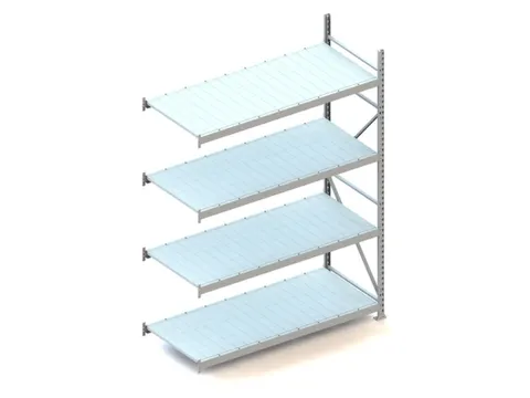 Breedvakstelling Aanbouwveld Hxbxd 2500x1851x800mm 4 Stalen Legborden