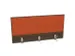 panneau de rehausse,p. table de bureau,NV brun caryer,BN3012-orange
