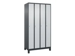locker,HxBxD 1950x1000x500mm,4vak,vak B 250mm,cil.-slot,voeten
