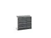 ladekast HxBxD 900x1050x650mm 5 laden romp Ral7035 front Ral7016 staal