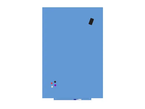 Whiteboard Rocada Skincolour 100x150cm blauw gelakt