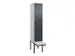 locker voor scheiding van kleding,HxBxD 2120x400x815mm,1vak