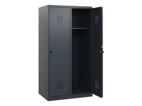 schoollocker,HxBxD 1530x800x500mm,2vak,vak B 400mm,draaigrendel