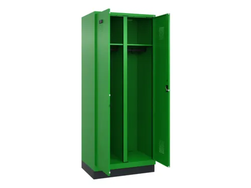 locker voor scheiding van kleding,HxBxD 1950x800x500mm,2vak