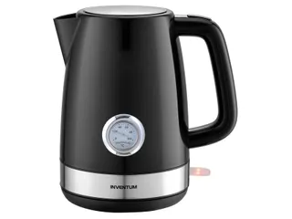 Waterkoker Inventum 1.7 liter zwart met rvs - 1