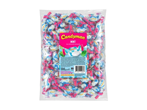 Zuurtje Candyman mintsmaak zak 1 kilogram