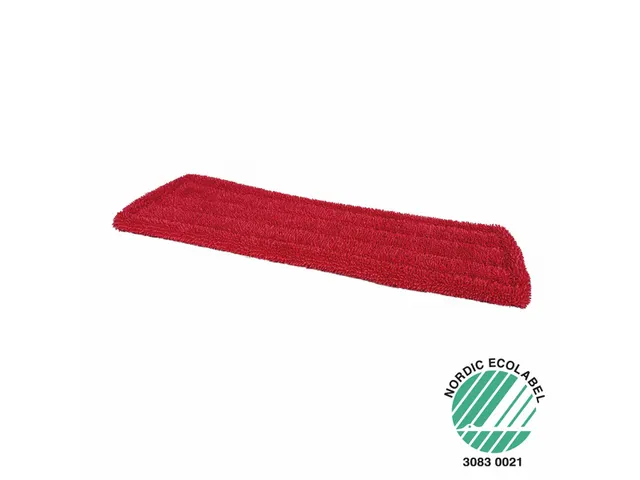 Microvezel vlakmop rood 63cm 5 Stuks