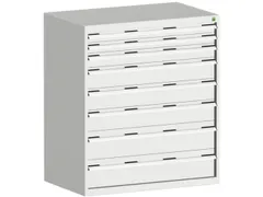 ladekast HxBxD 1200x1050x650mm 8laden zware lasten RAL7035