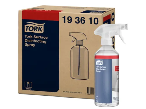 Tork 193610 Desinfecterende Spray voor oppervlakken 500ml 6 stuks