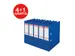 Ordner Esselte Vivida No.1 multipack 75mm A4 5 stuks blauw