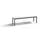 omkleedbank,HxLxD 401x1500x353mm,HPL wit,frame staal RAL7021